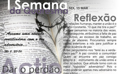 6ª feira da I semana da quaresma