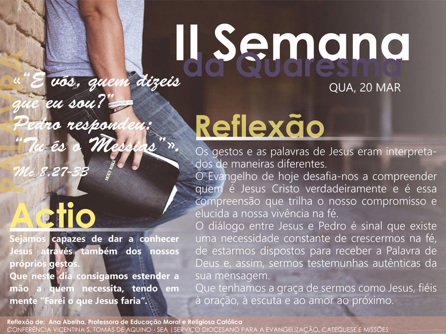 4ª feira da II semana da quaresma