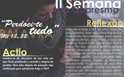 3ª feira da III semana da quaresma