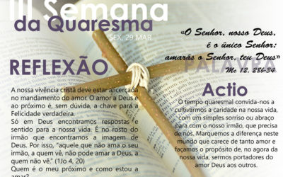 6ª feira da III semana da quaresma