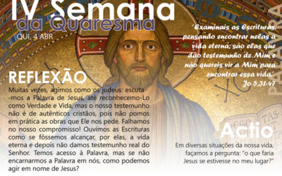 5ª feira da IV semana da quaresma