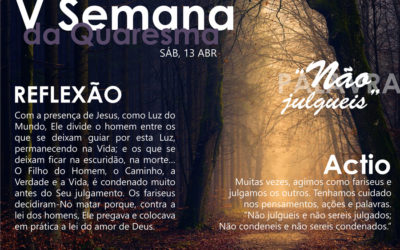 Sábado da V semana da quaresma