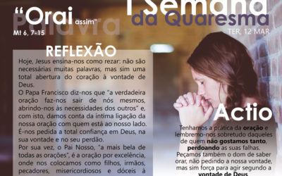 3ª feira da I semana da quaresma