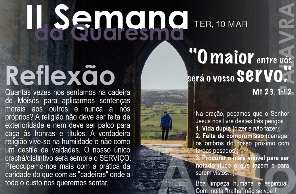 3ª feira da II semana da quaresma