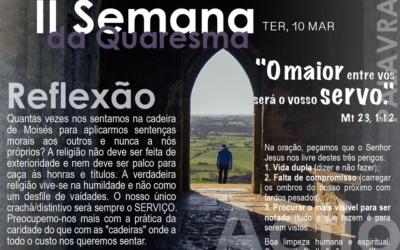 3ª feira da II semana da quaresma