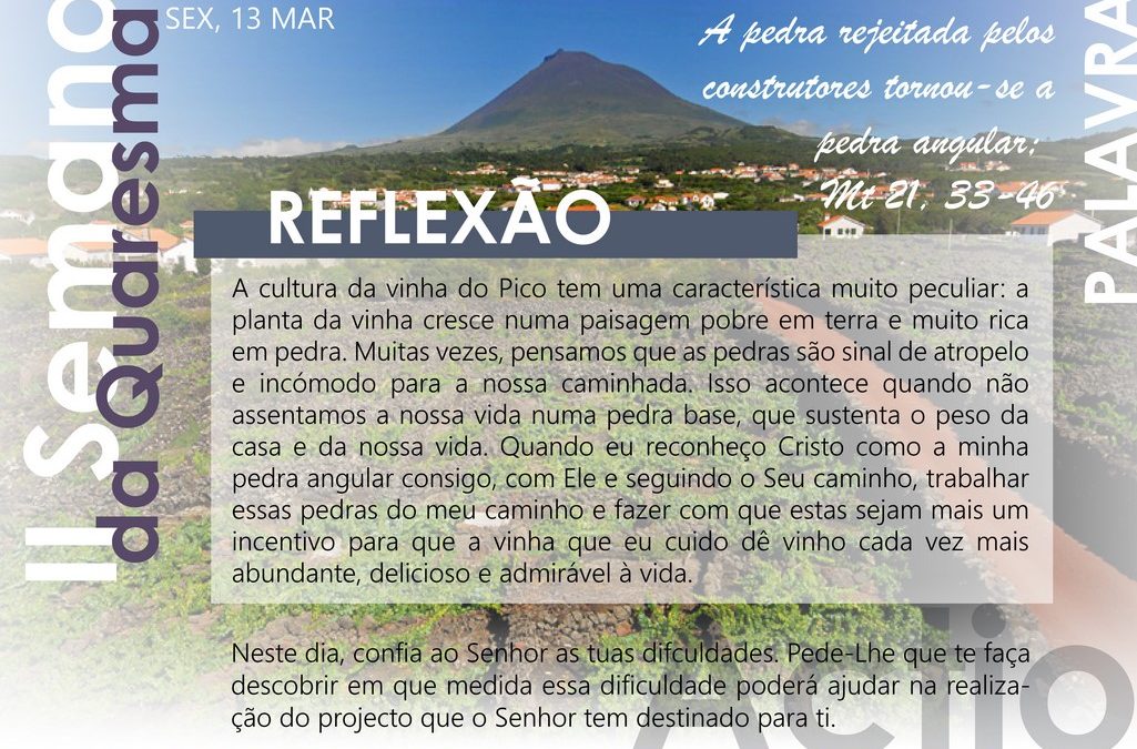 6ª feira da II semana da quaresma