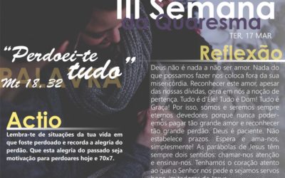 3ª feira da III semana da quaresma