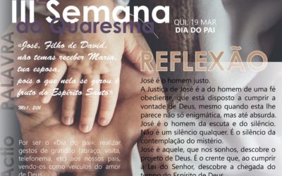 5ª feira da III semana da quaresma