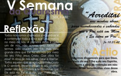 6ª feira da V semana da quaresma