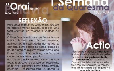3ª feira da I semana da quaresma