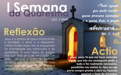 5ª feira da I semana da quaresma