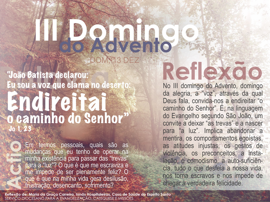 III Domingo do Advento