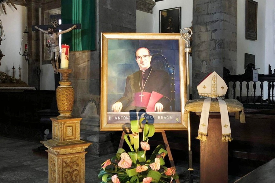 Igrejas da diocese juntam-se à catedral e celebram missa de sétimo dia por D. António de Sousa Braga