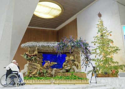"Façamos um Natal mais humilde, com presentes mais humildes, e enviemos o que pouparmos para a Ucrânia", pede o Papa