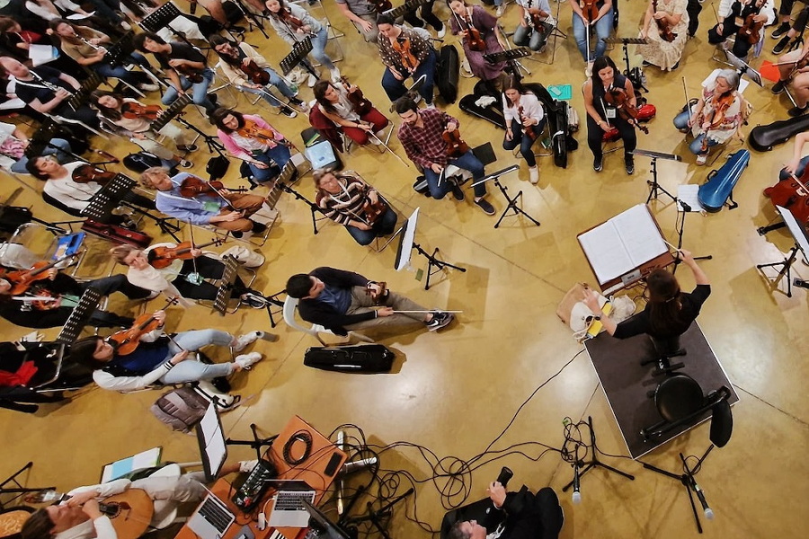 Coro e orquestra da JMJ juntaram-se pela primeira vez sob a batuta de Joana Carneiro