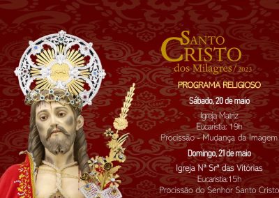 Santa Maria prepara-se para viver festa do Senhor Santo Cristo dos Milagres