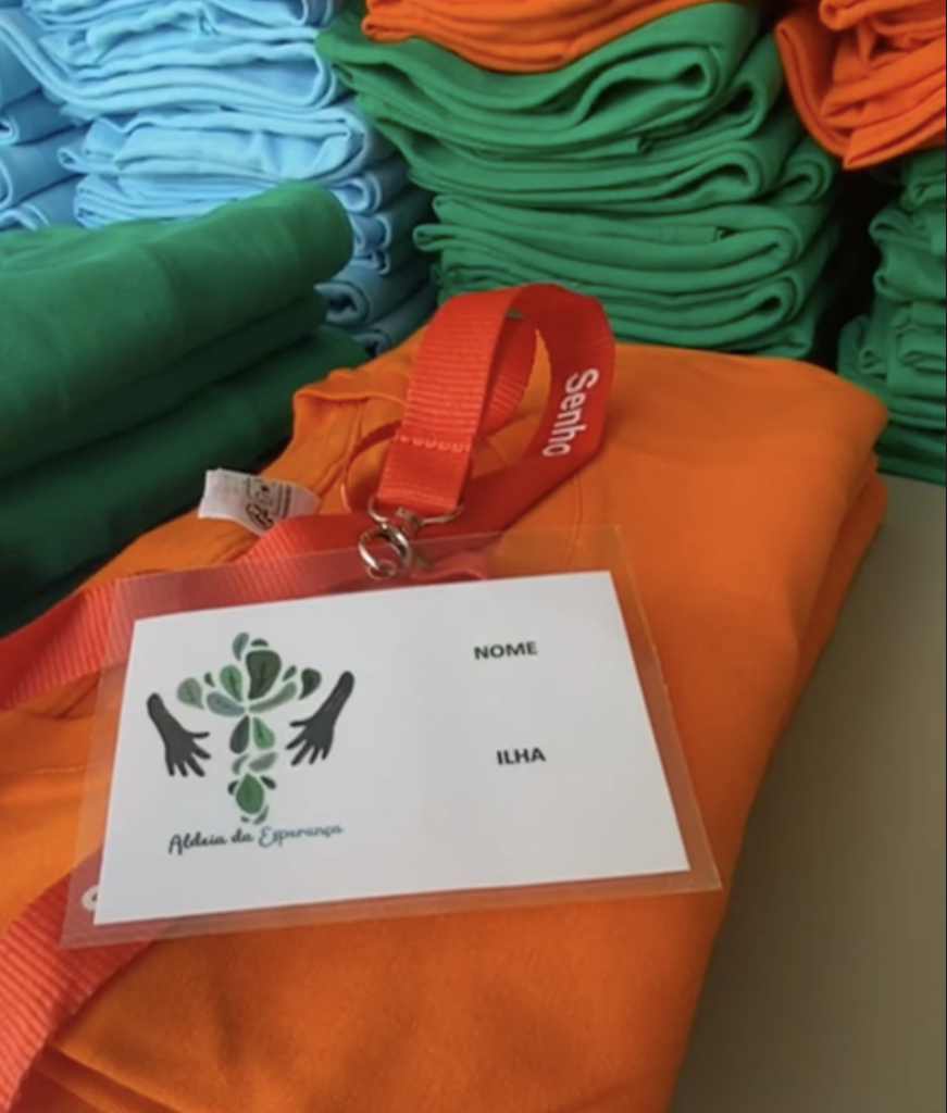 Kit do peregrino da Aldeia da Esperança é feito de materiais sustentáveis