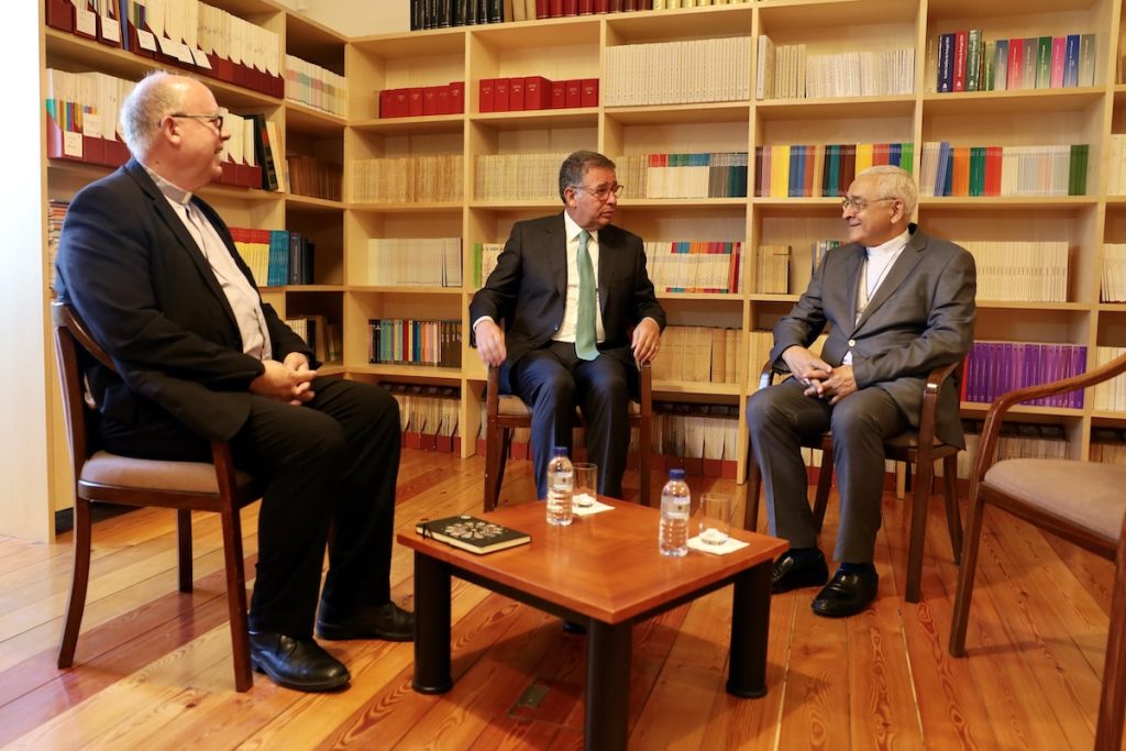 António José Seguro recebido pelo presidente da Conferência Episcopal