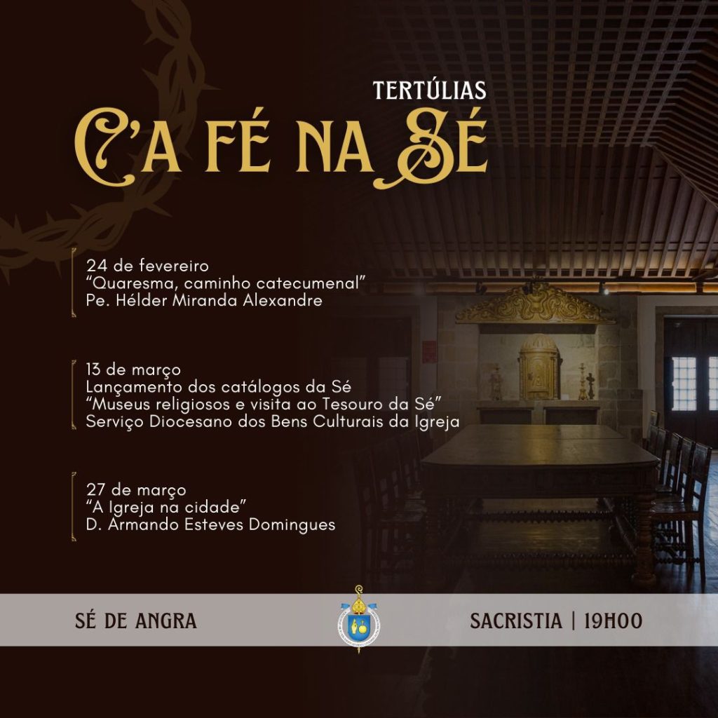 Tertúlias na sacristia da Sé promovem formação e diálogo entre a Igreja e a sociedade